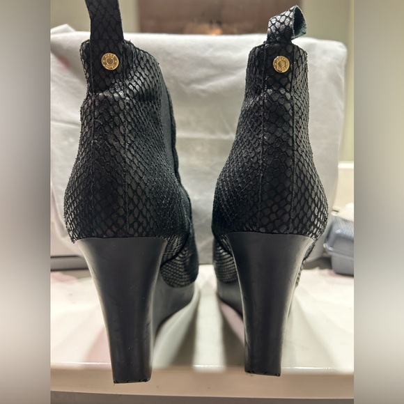 Jimmy Choo Ankle boots / Black / Snake Print / Size 39.5 IT - Picture 5 of 16